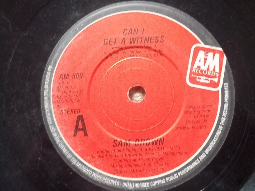 Can I get a witness? (4 tracks, 1988/89) Music