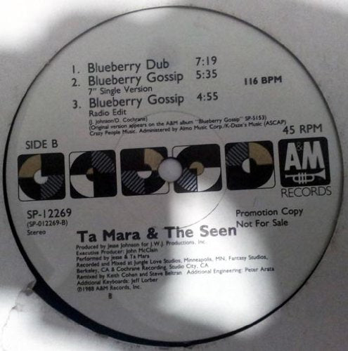 Blueberry Gossip (1988) cd