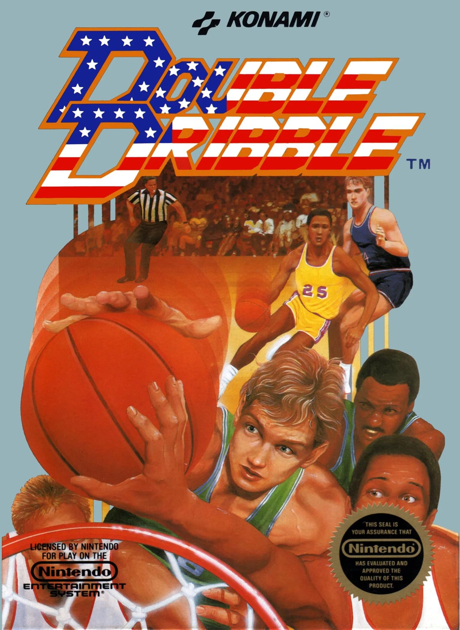 Double Dribble Basketball Nintendo NESg in OVP Older Consoles