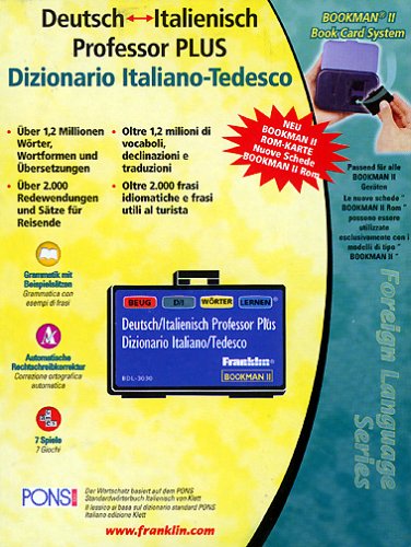 BDL-3030 Deutsch/Italienisch Professor Plus. Bookman II ROM Karte Other software