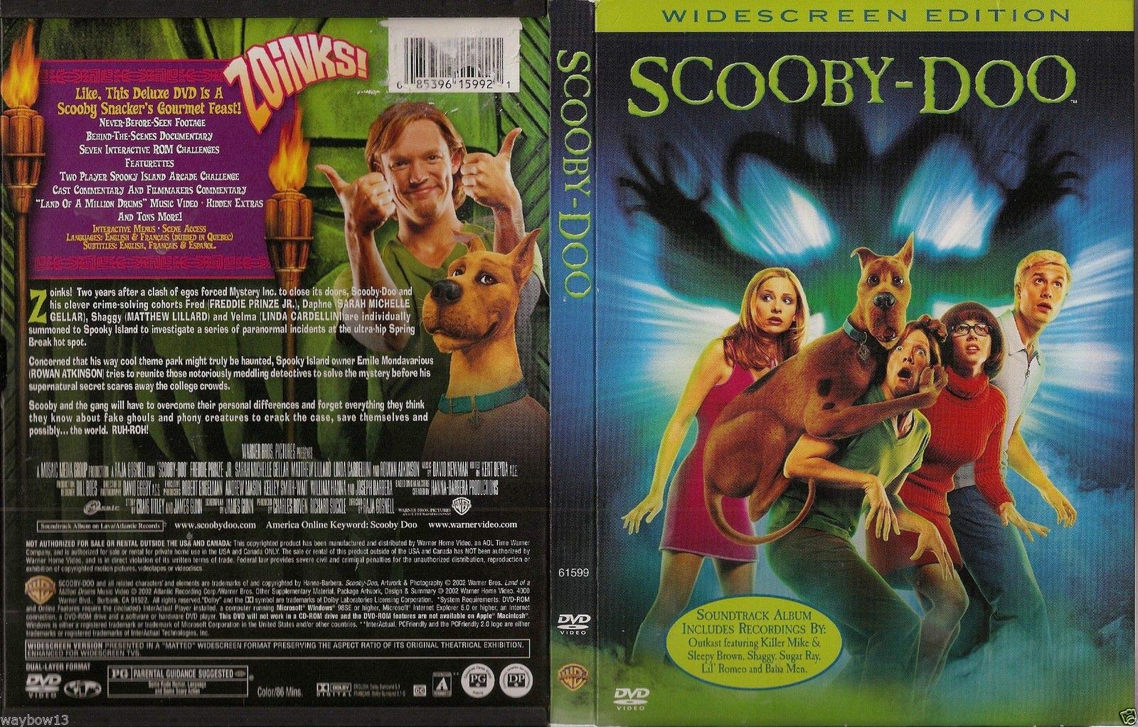Scooby-Doo - Sarah Michelle Gellar as Daphne Blake; Freddie Prinze Jr. as Fred Jones; Rowan DVD Movies
