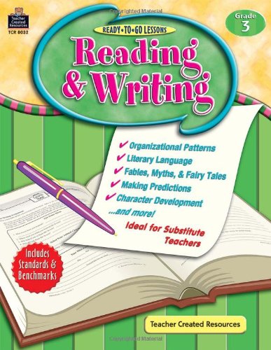 Ready to Go Lessons Reading & Writing, Grade 3 Education & Training
