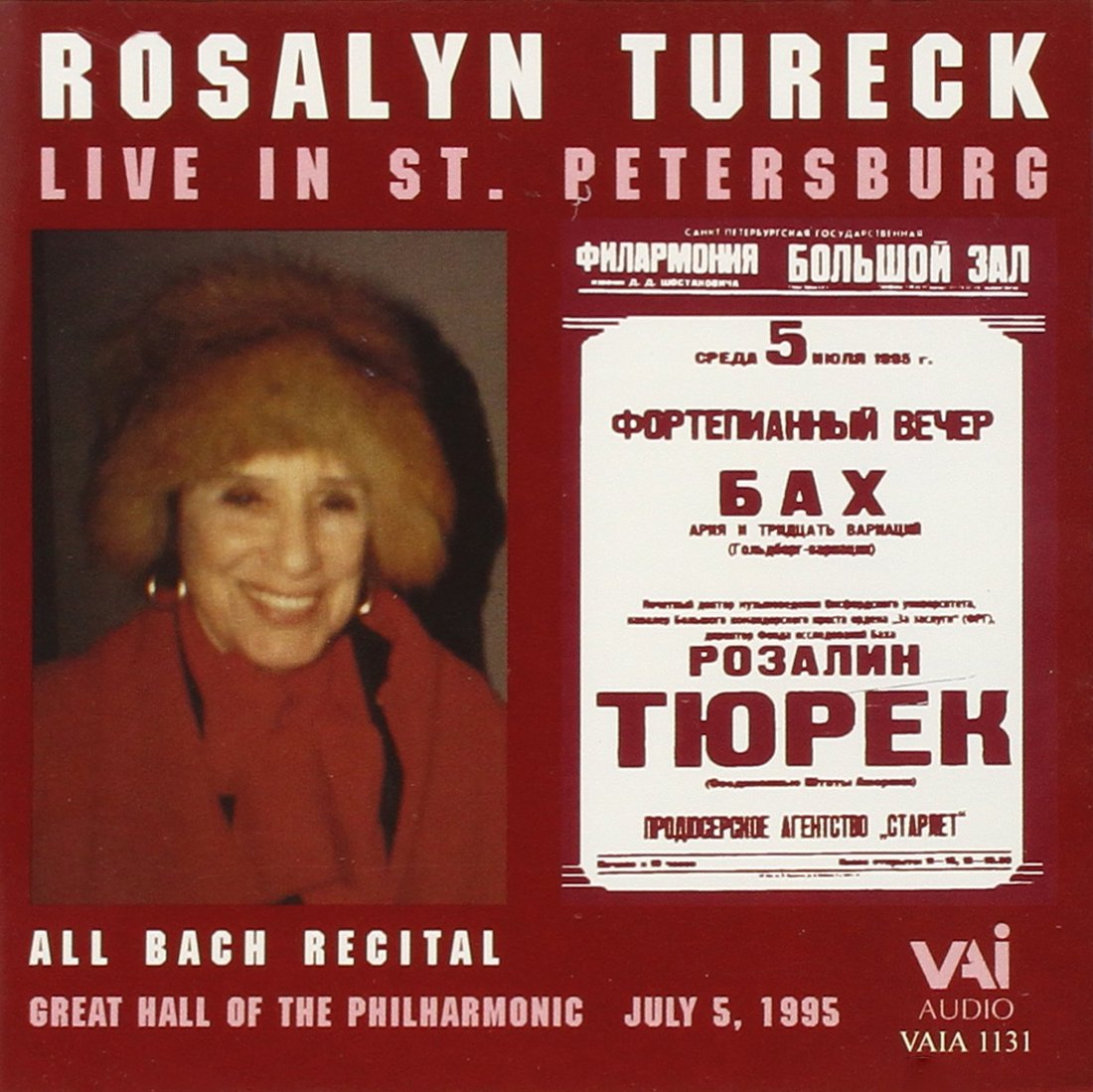 Live in St.Petersburg All Bach Recital Classical