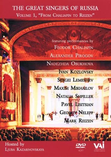 The Great Singers of Russia Vol. 1 dvd