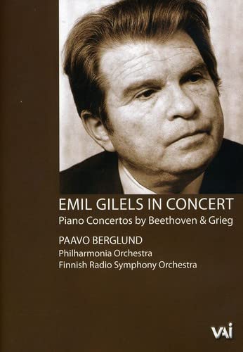Emil Gilels in Concert Beethven PIano Con #3, Grieg Piano Con dvd