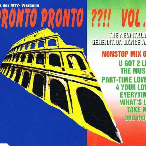 Pronto Pronto Vol. 2 - The New Italian Generation Dance Mix Music