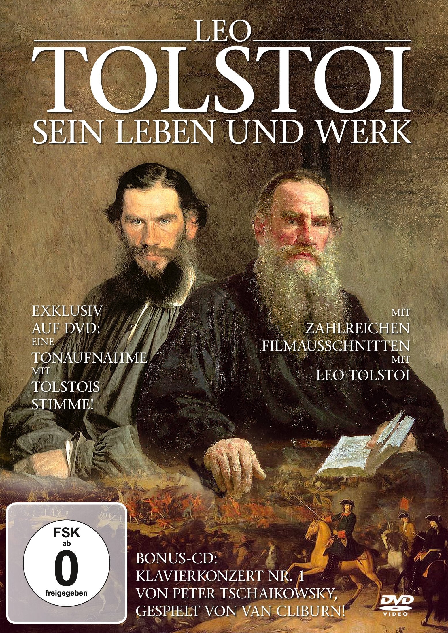 Leo Tolstoi: Sein Leben & Werk.DVD+CD dvd