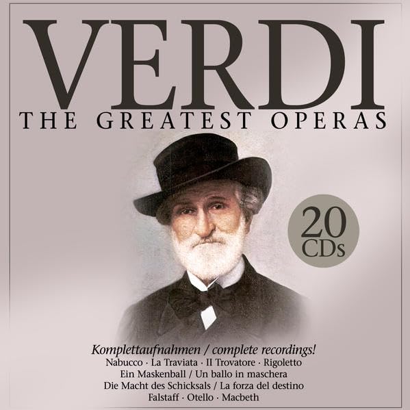 Verdi: the Greatest Operas.20 Cds. Classical