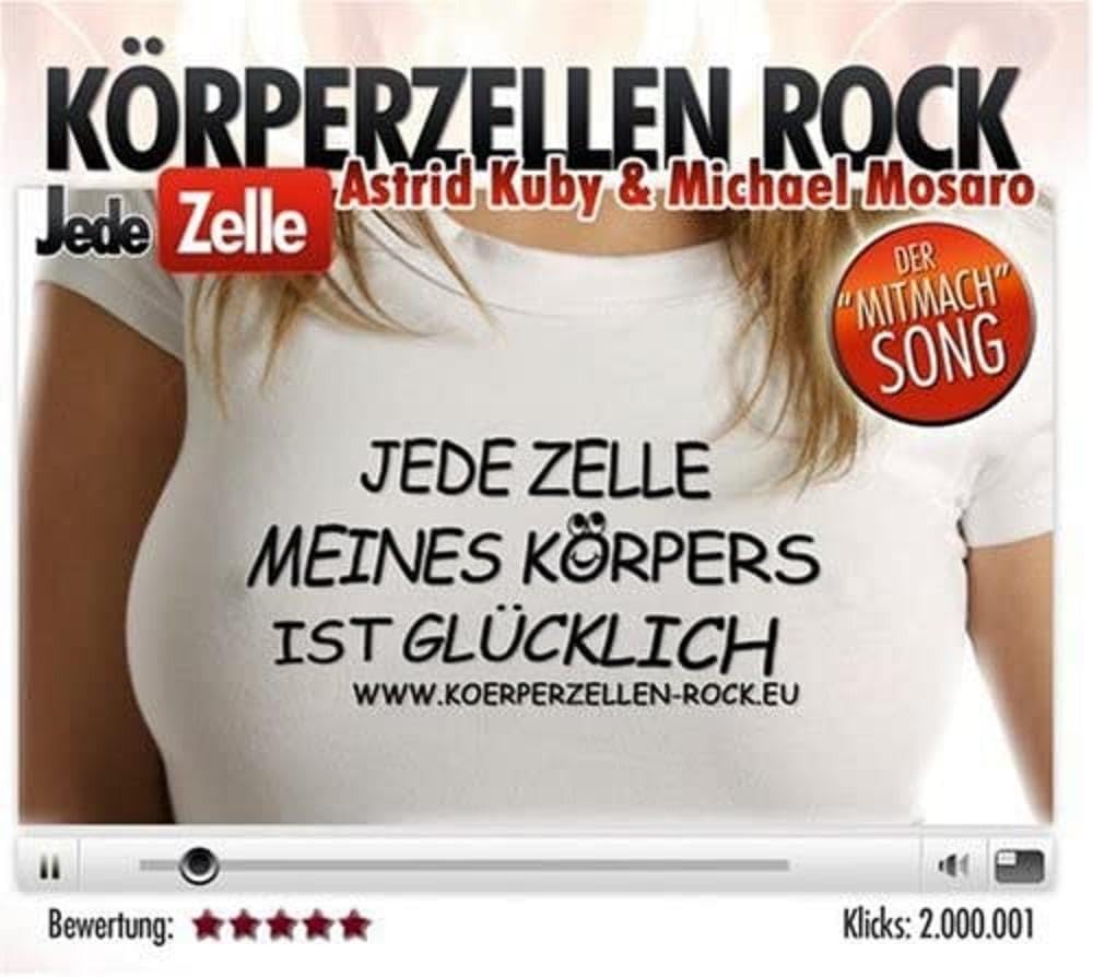 Körperzellen Rock - Jede Zelle Meines Körpers Ist Glücklich Pop