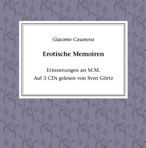 Erotische Memoiren/S.Goertz cd