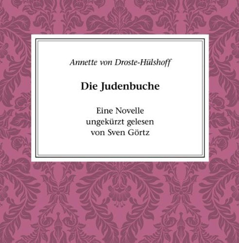 Die Judenbuche/Sven Goertz cd