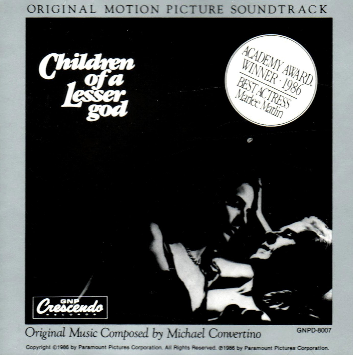 Children of a Lesser God Soundtracks & Musicals