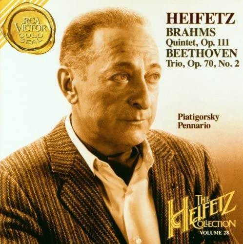 The Heifetz Collection Vol. 28 - Brahms: Quintett Op.111 / Beethoven: Trio Op.70 No.2 Classical