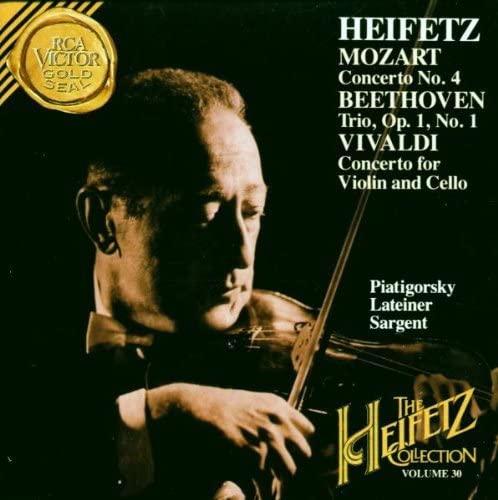 The Heifetz Collection Vol. 30 - Mozart: Concerto No.4 / Beethoven: Trio Op.1 No. 1 / Vivaldi: Concerto for Violin and Cello Classical