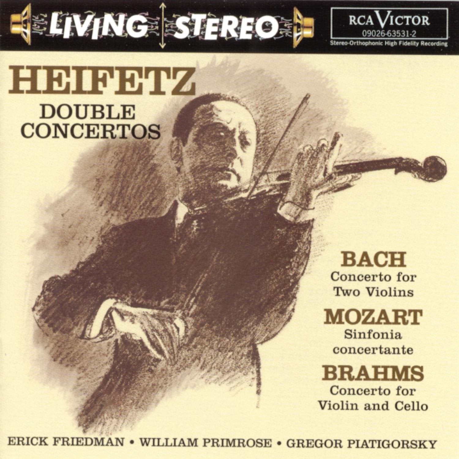 Living Stereo - Jascha Heifetz (Doppelkonzerte) (Aufnahmen 1956 / 1960 / 1961) Classical