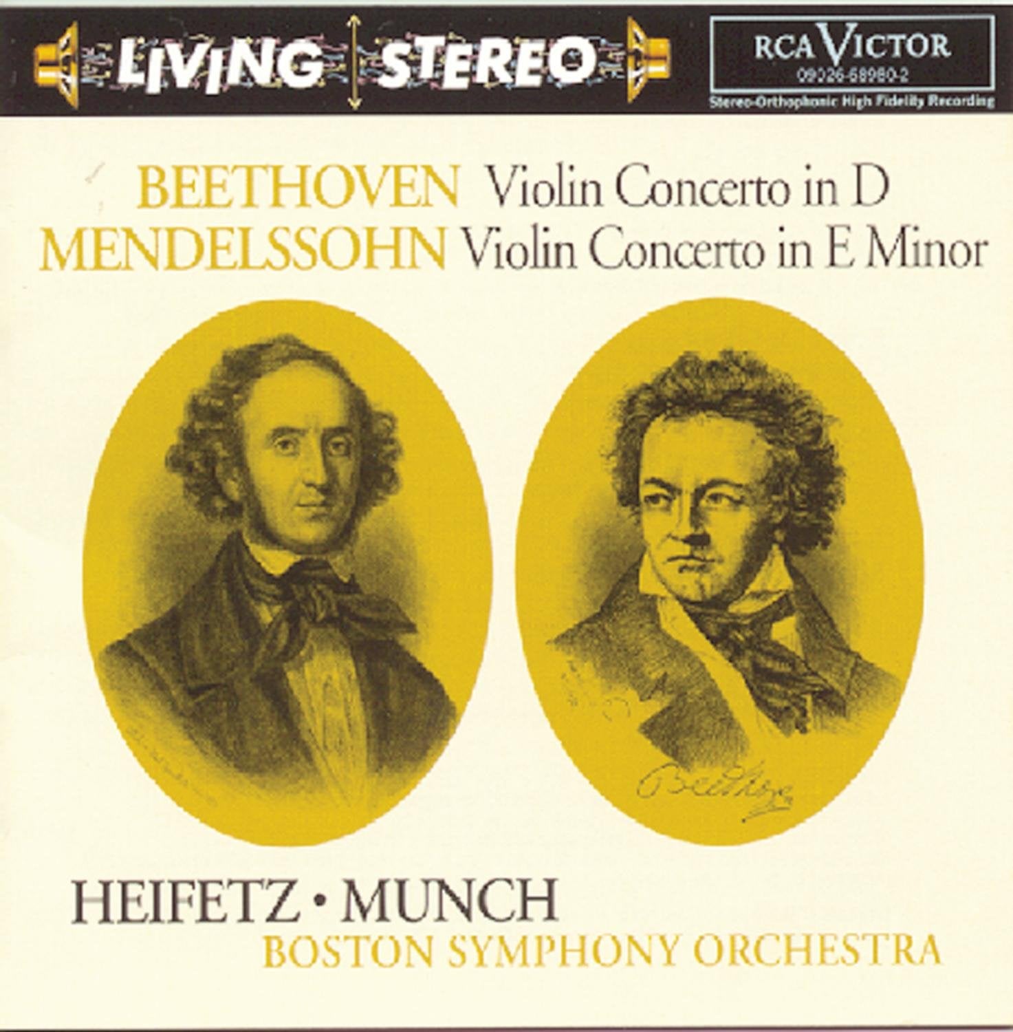 Living Stereo - Jascha Heifetz spielt Beethoven und Mendelssohn (Aufnahmen 1955 / 1959) Classical