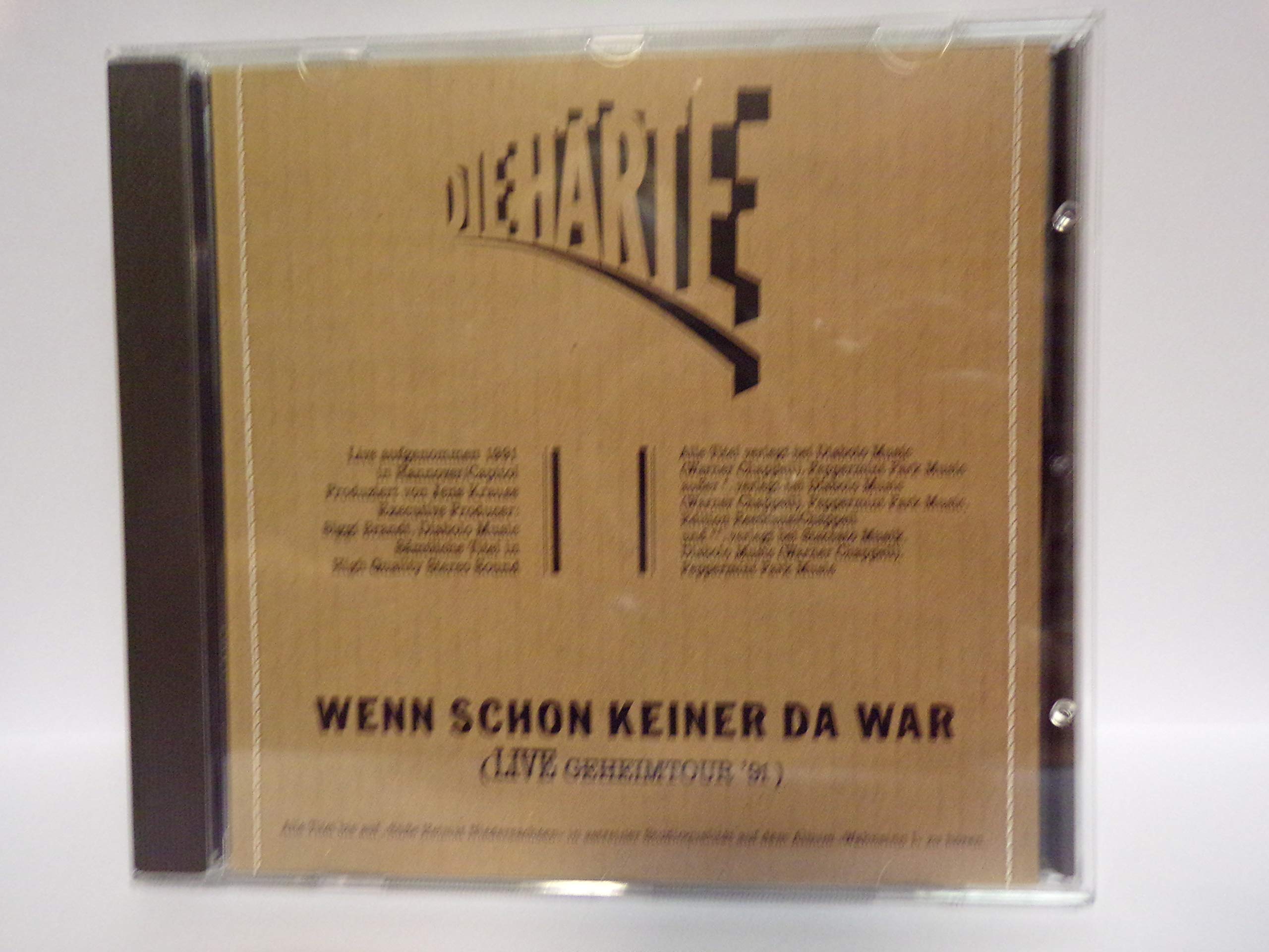 Wenn Schon Keiner Da War (Live Geheimtour '91) Music