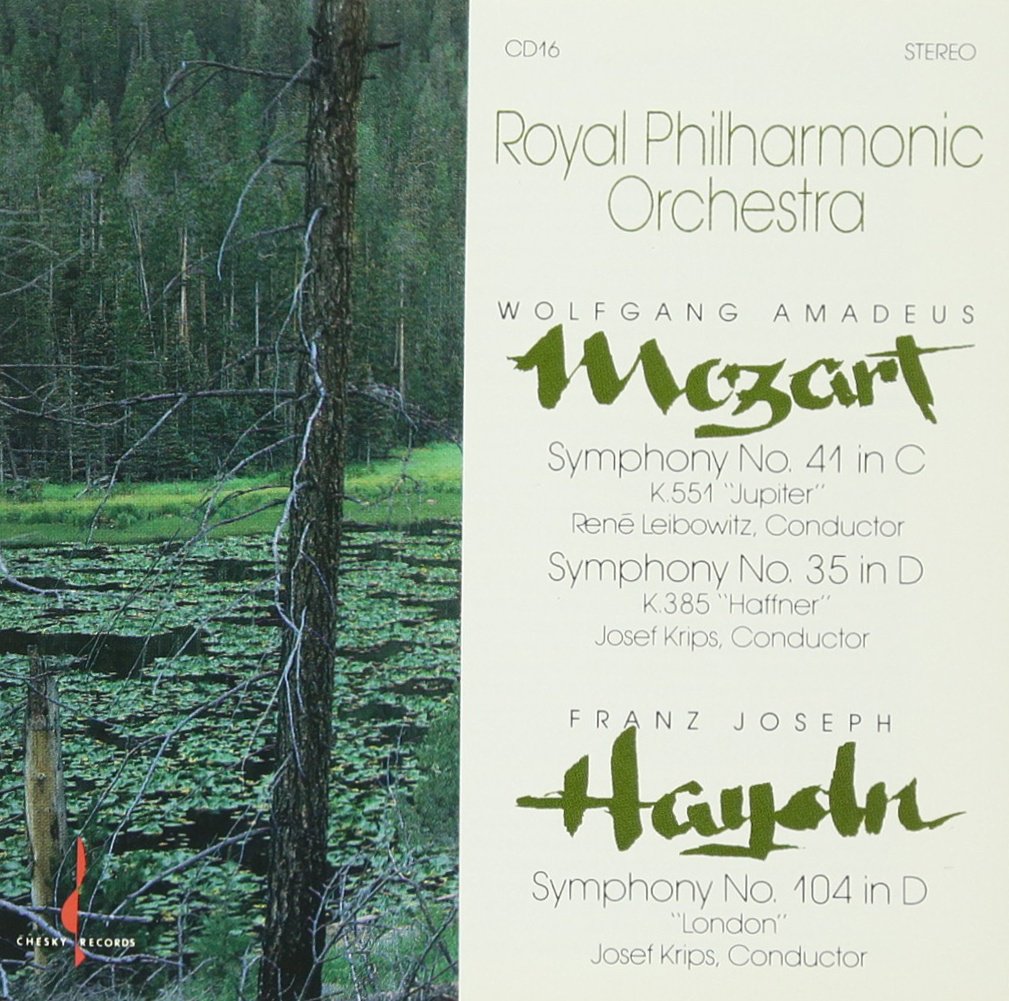 "Symphony No.41 in C und Symphony No.35 in D " Classical