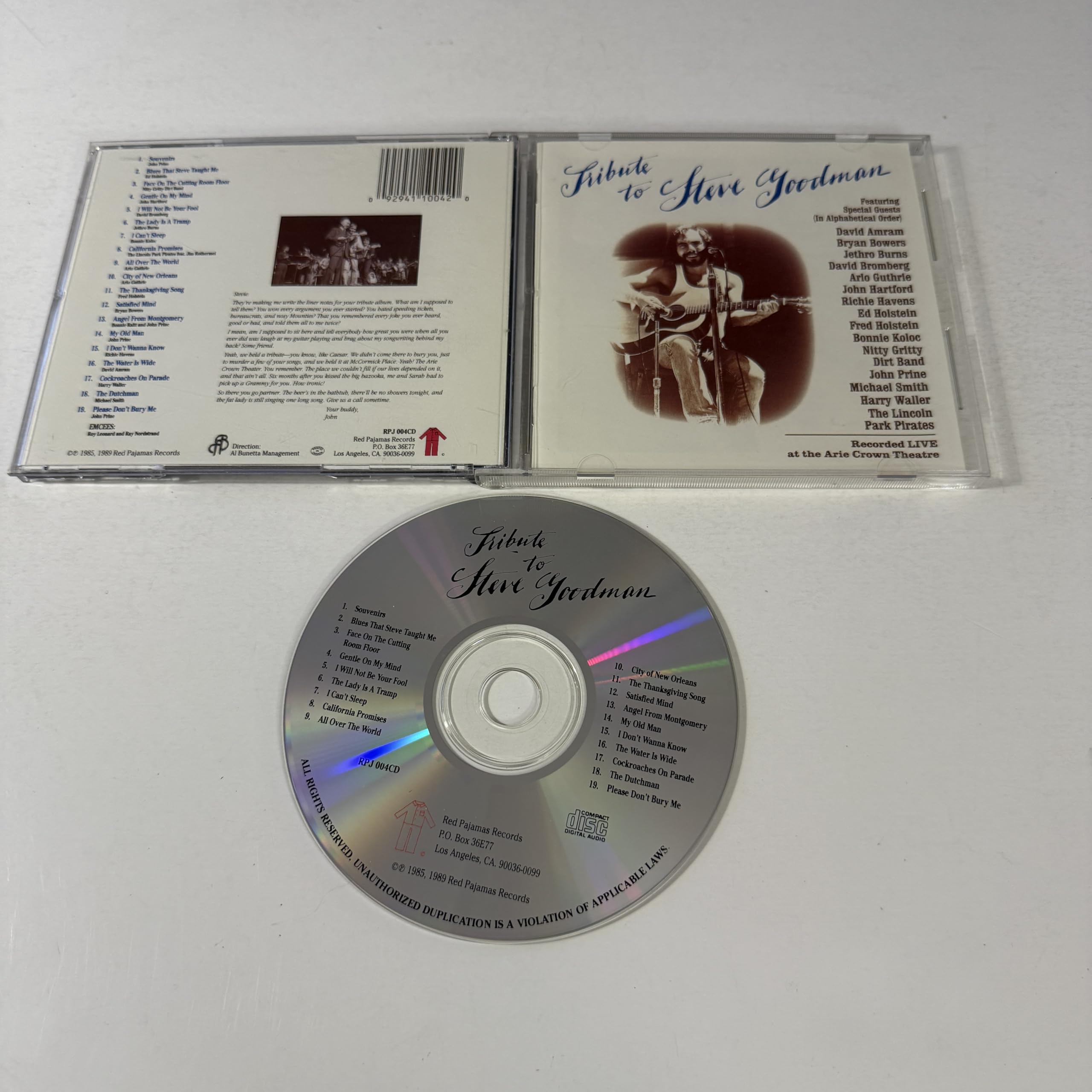 Tribute to Steve Goodman Blues