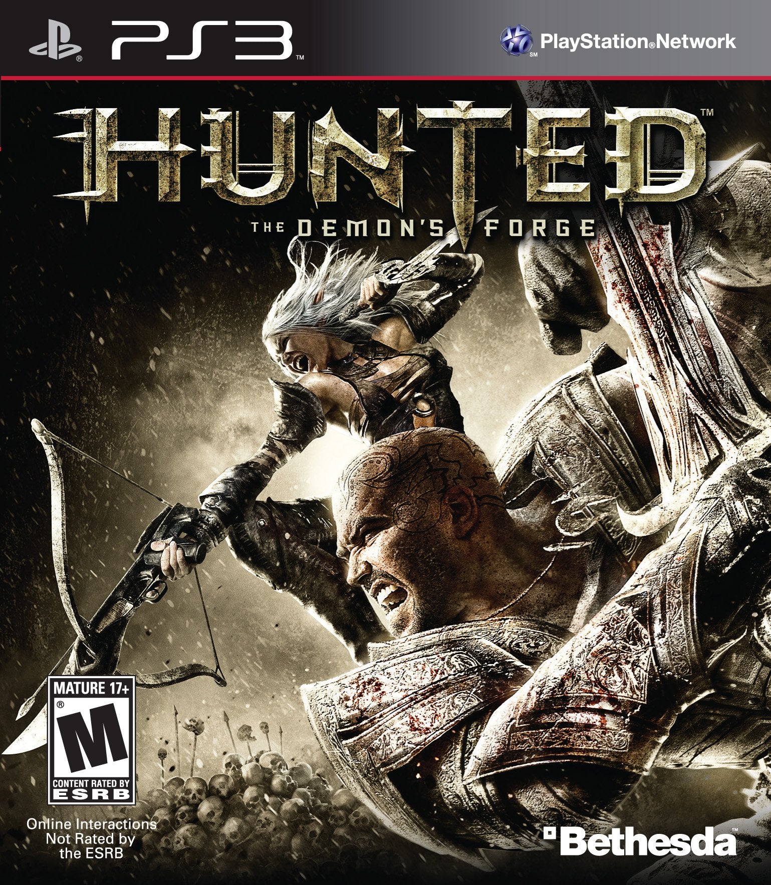 Hunted: The Demon's Forge - Playstation 3 by Bethesda game