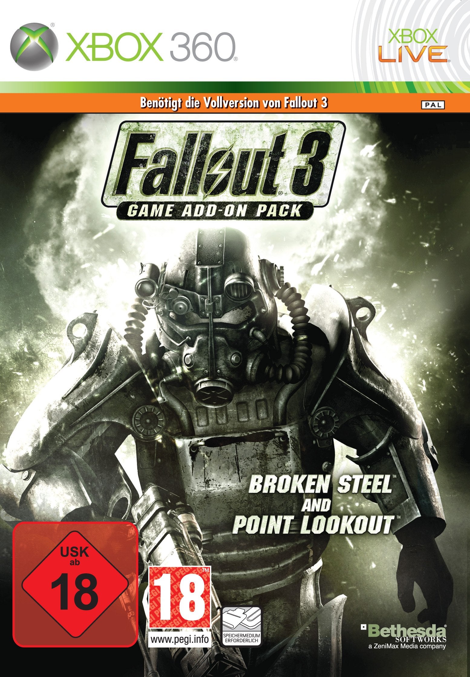Fallout 3 - Game Add-on Pack: Broken Steel + Point Lookout Xbox 360