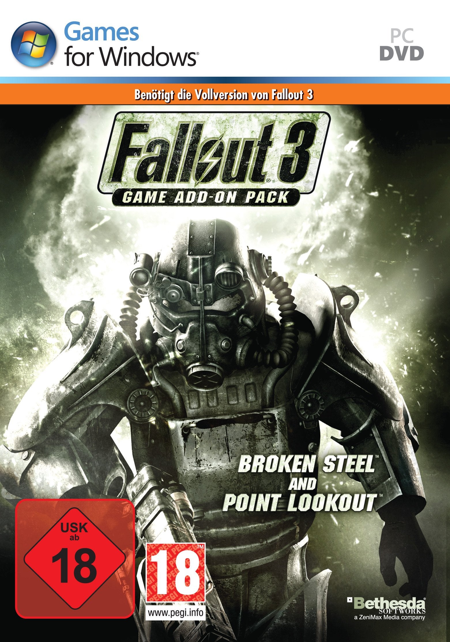 Fallout 3 - Game Add-on Pack: Broken Steel + Point Lookout PC