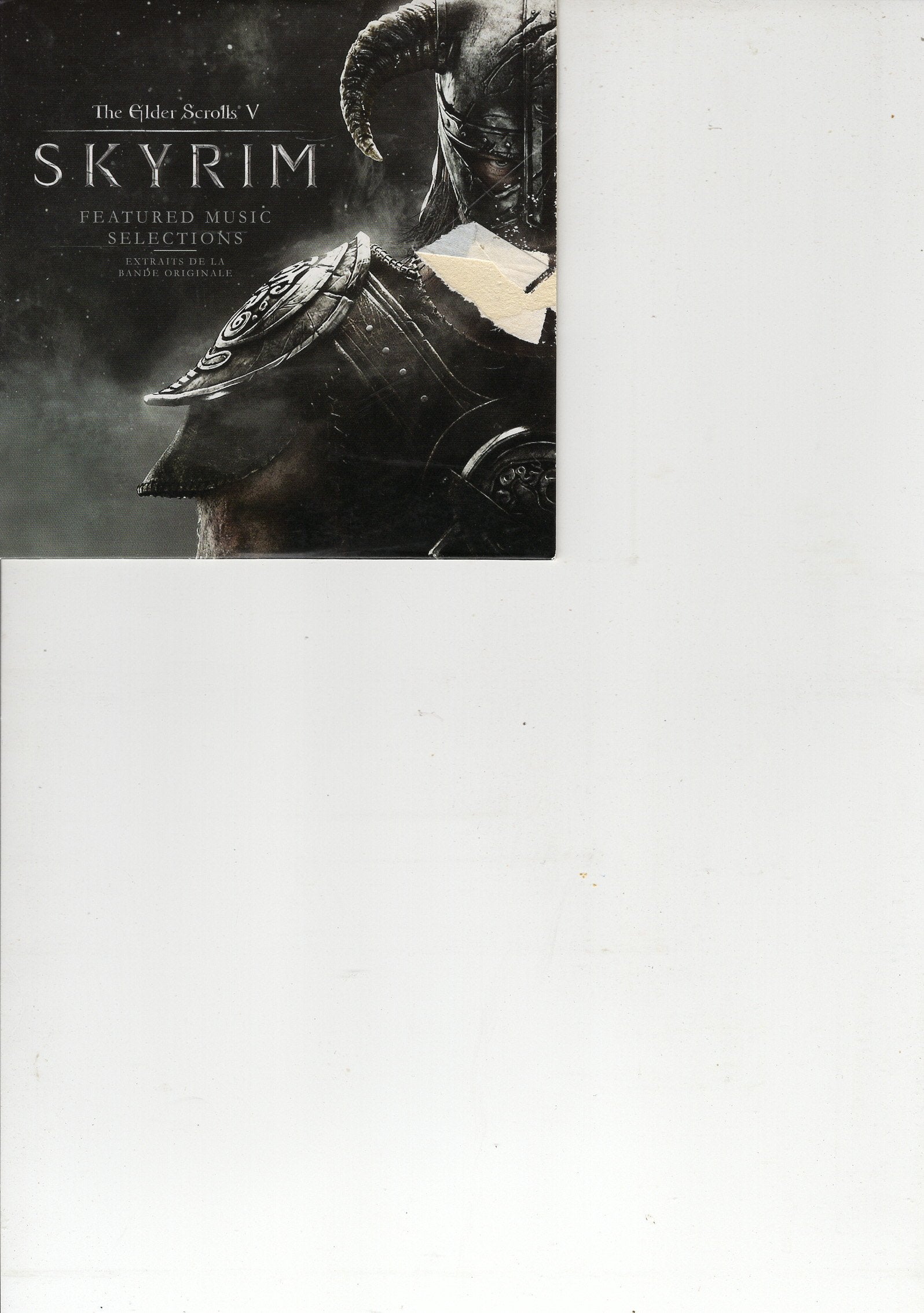 The Elder Scrolls V: Skyrim featured music selections Music