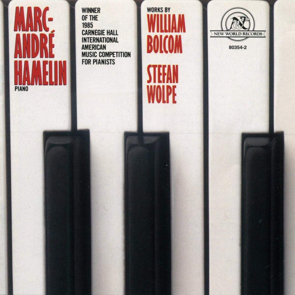 Bolcom: Twelve New Etudes,Wolpe: Battle Piece Classical