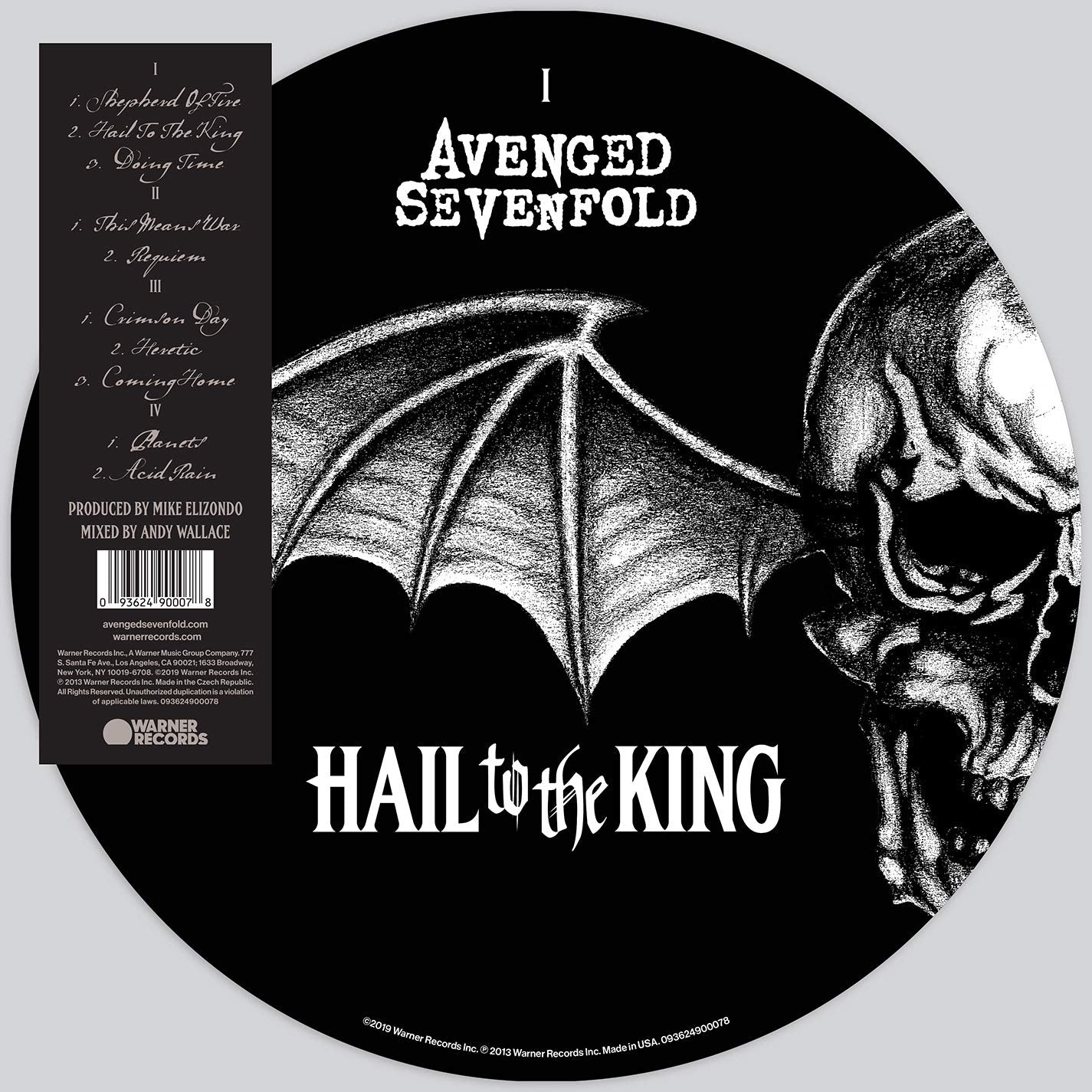 Hail to the King (Picture Disc) cd
