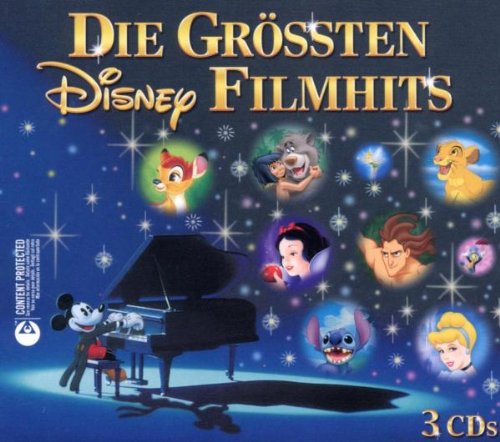 Die Gröáten Disney Film Hits (3-CD Box) Deutsch cd
