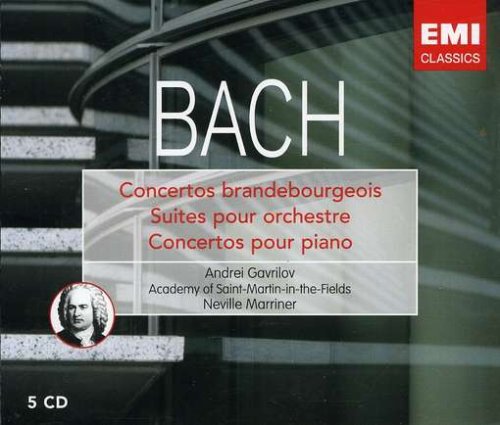 Bach : Concertos Brandebourgeois / Concertos pour Piano / Suites Orchestrales (Coffret 5 CD) Classical