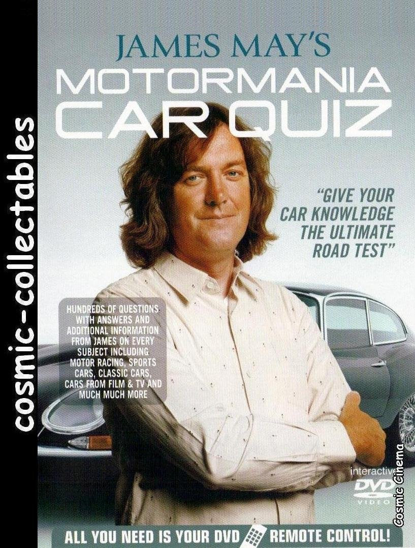 James May's Motor Mania Car Quiz Films