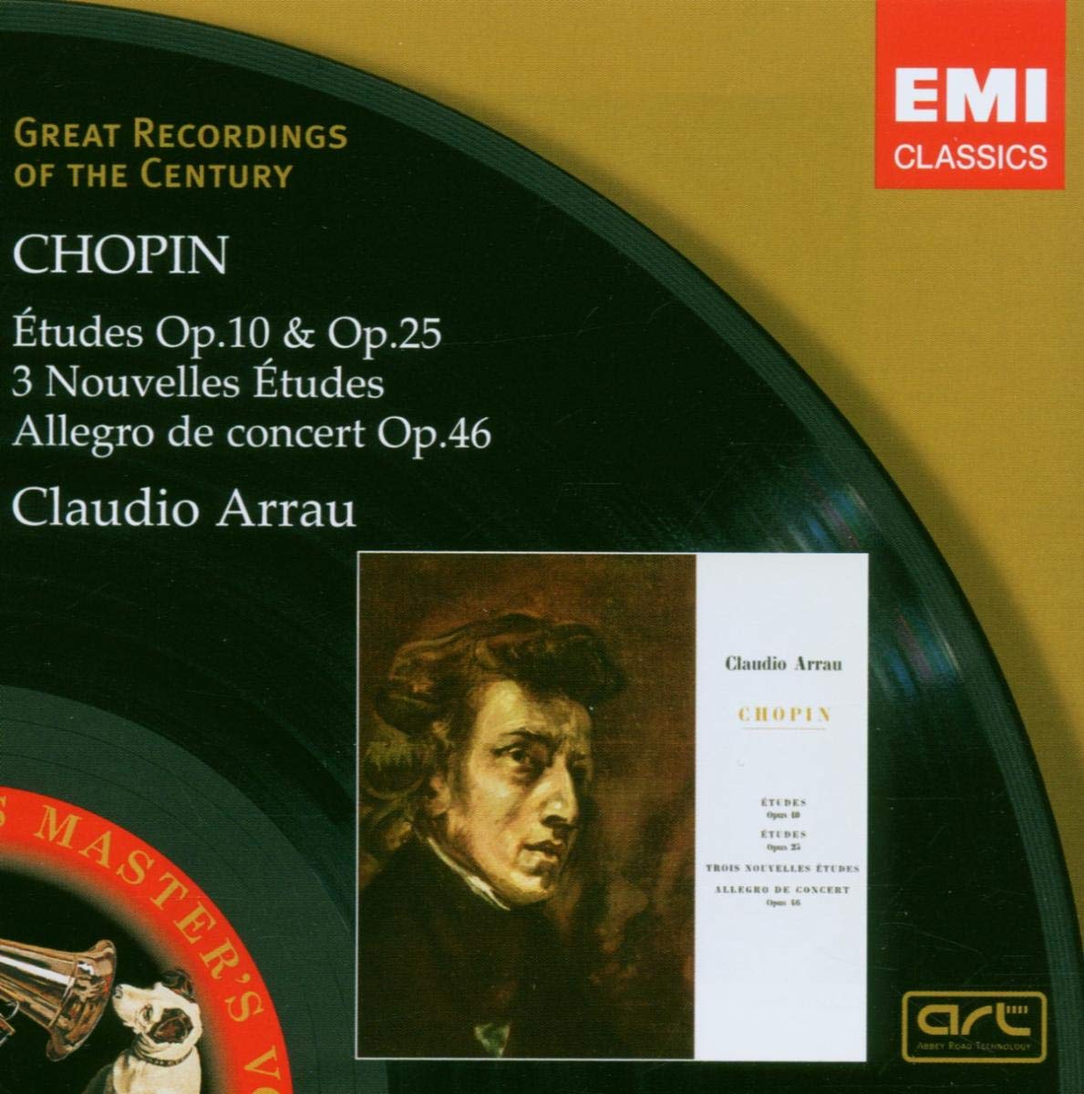 Claudio Arrau - Groc Chopin Etudes Op 10 And cd