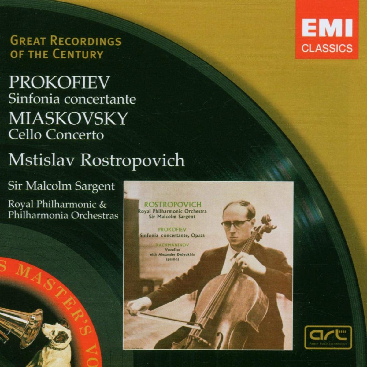 Mstislav Rostropovich - Prokofiev: Sinfonia concertante / Miaskovsky: Cello Concerto / Rachmaninov: Vocalise cd
