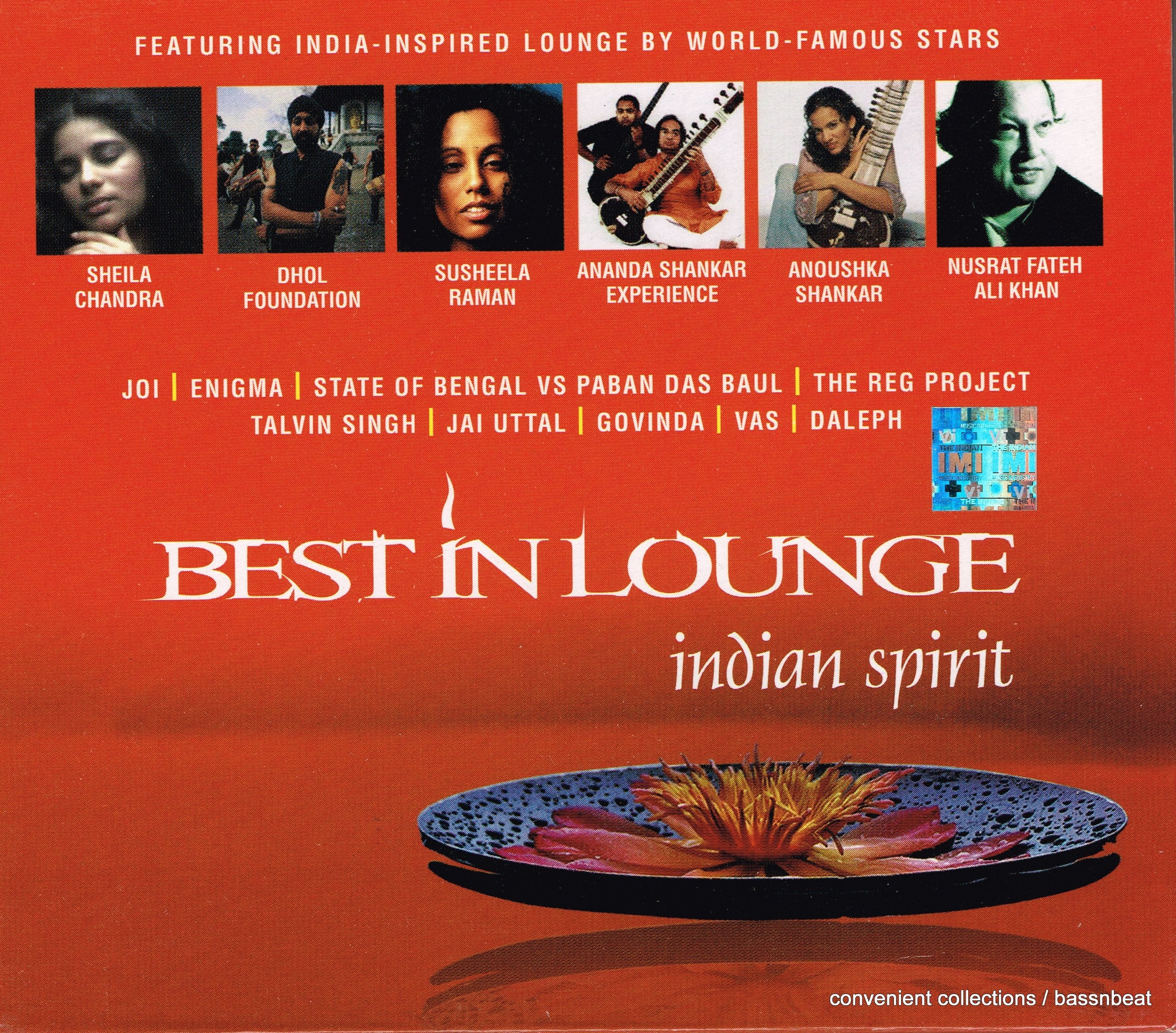 Best In Lounge - Indian Spirit. (CD 2006). Excellent. cd