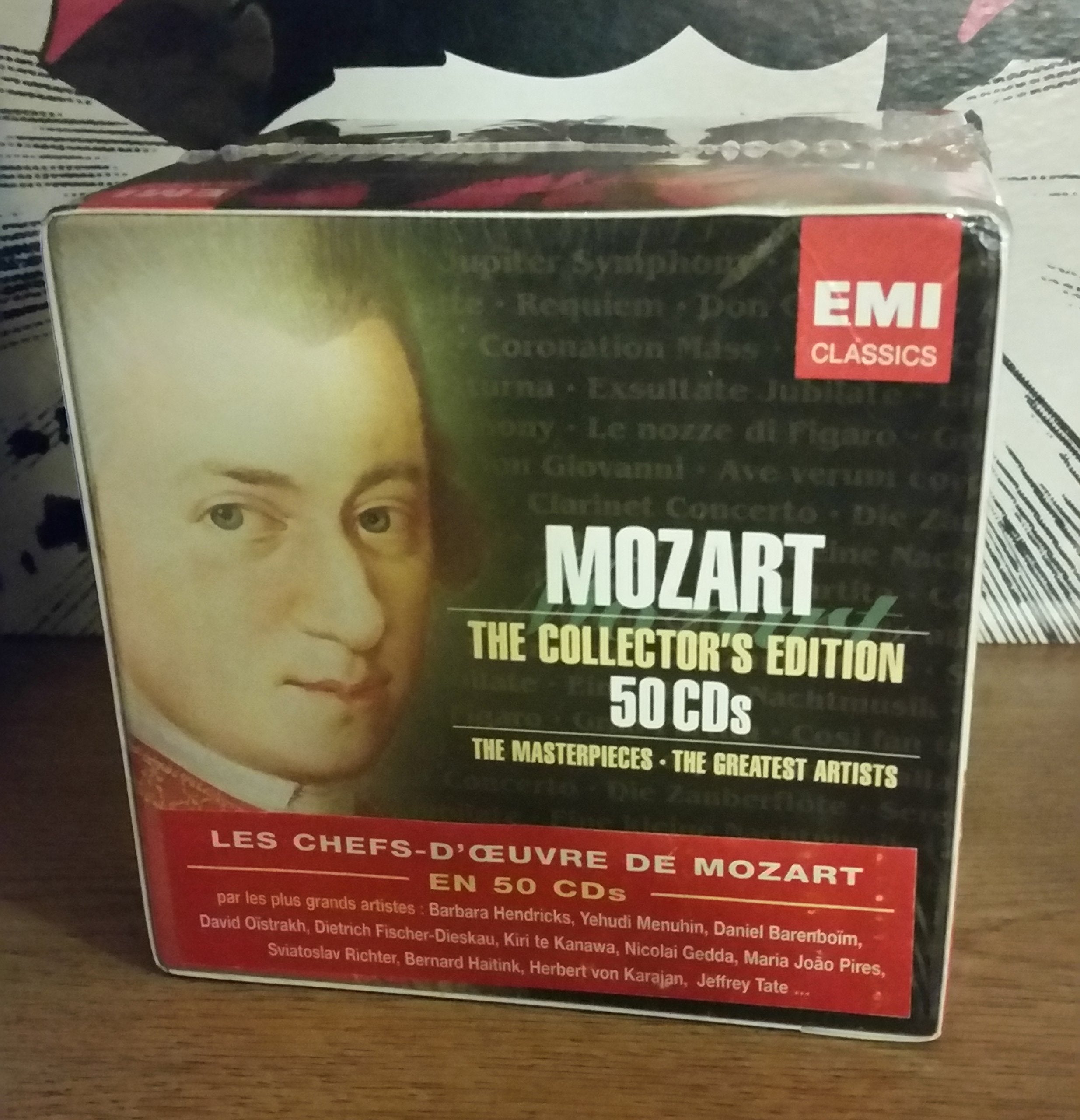 Les Chefs d'Oeuvres de Mozart - Coffret 50 CD cd