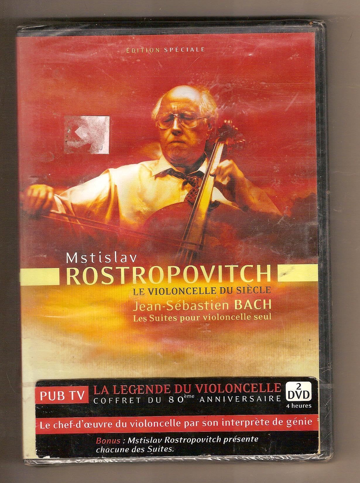 Bach - Les 6 Suites pour Violoncelle Seul - Edition 2 DVD Films