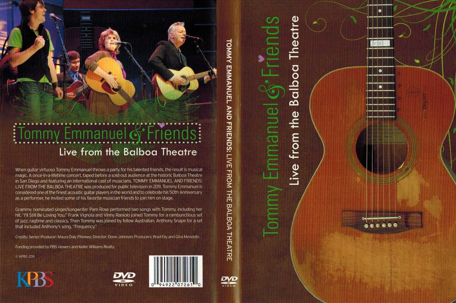 Live from the Balboa Theatre ~ Tommy Emmanuel & Friends Films
