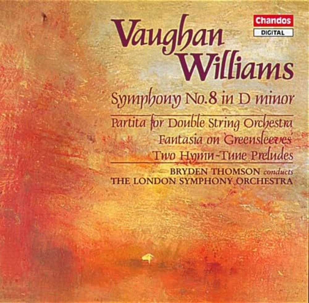 Ralph Vaughan Williams: Symphony No. 8 / 2 Hymn-Tune Preludes / Fantasia on Greensleeves / Partita for Double String Orchestra Classical