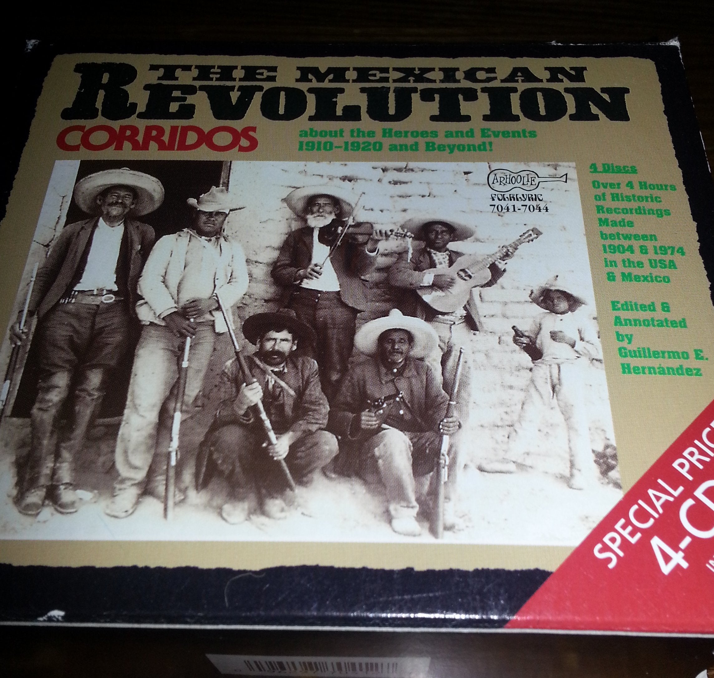 The Mexican Revolution: Corridos about the Heroes and Events 1910-1920 and Beyond! cd
