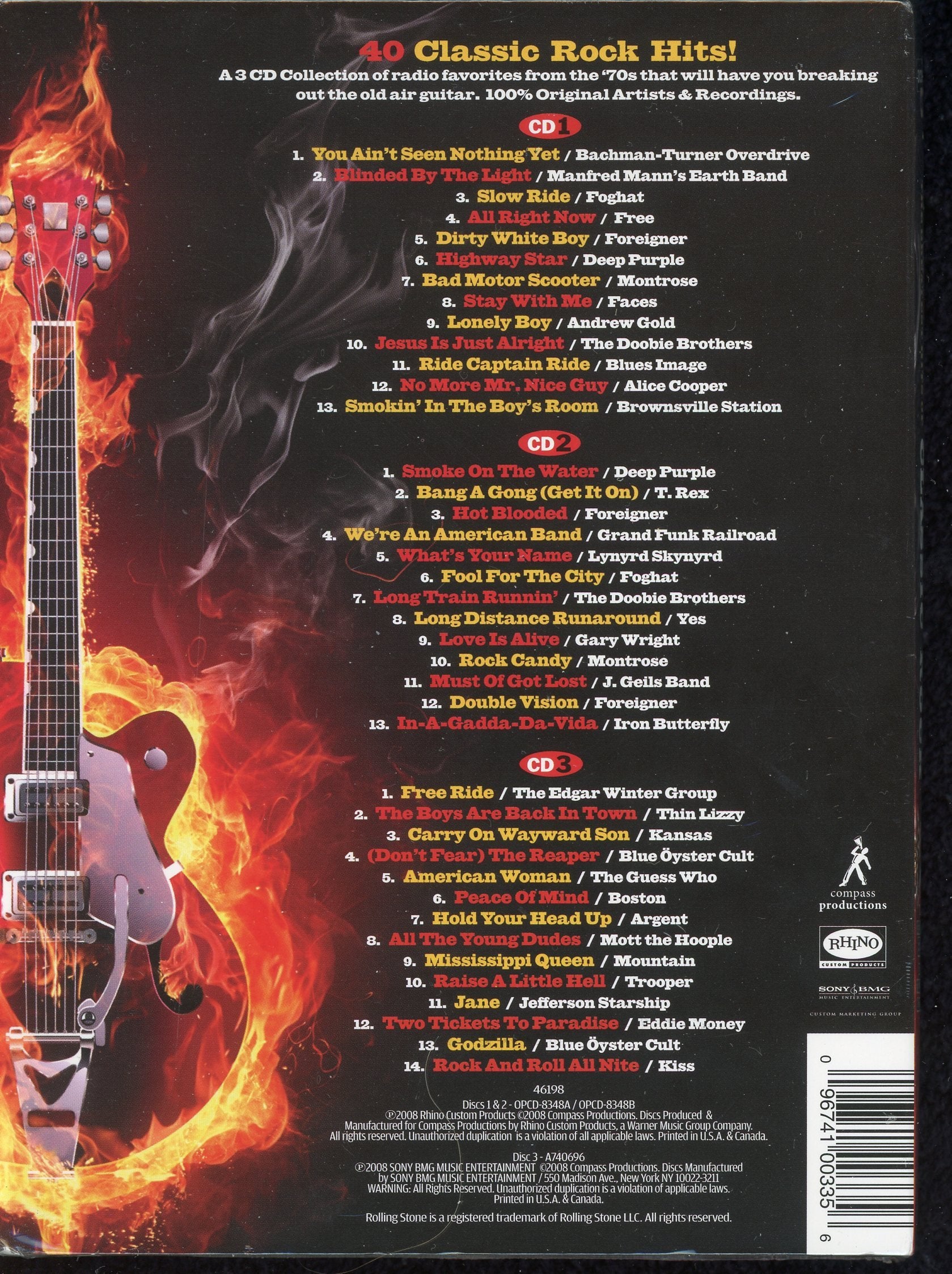 Rolling Stone Presents: The Greatest Hits of Classic Rock Music