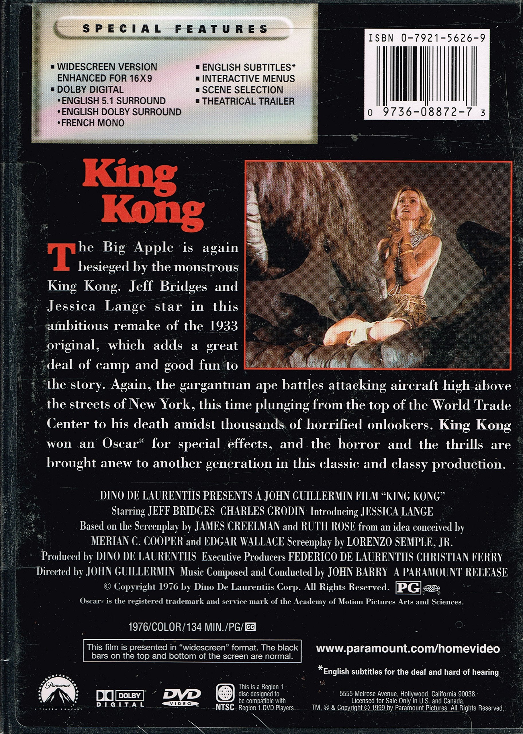 Product Image: King Kong (1976)