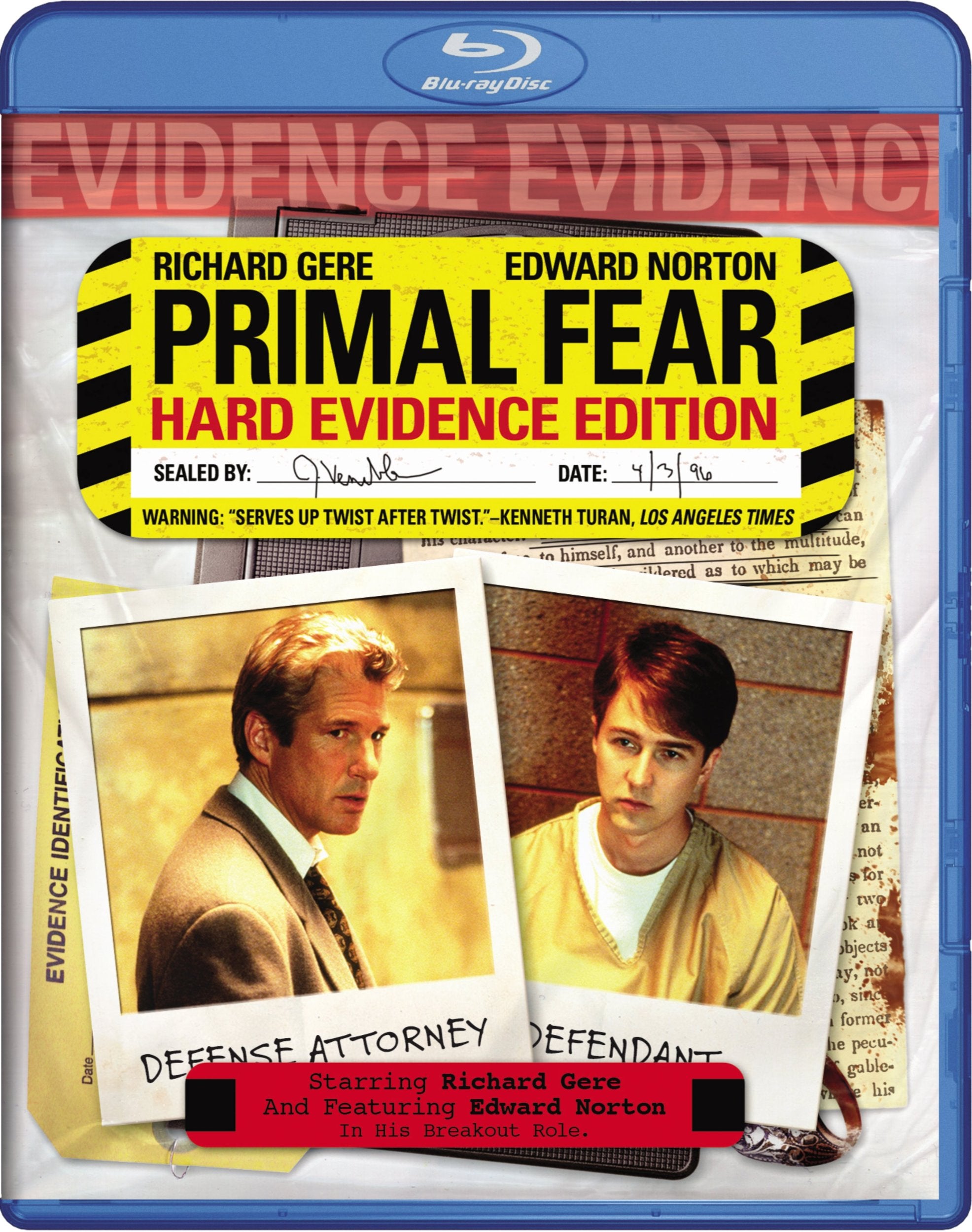 Primal Fear (Hard Evidence Edition) Movies