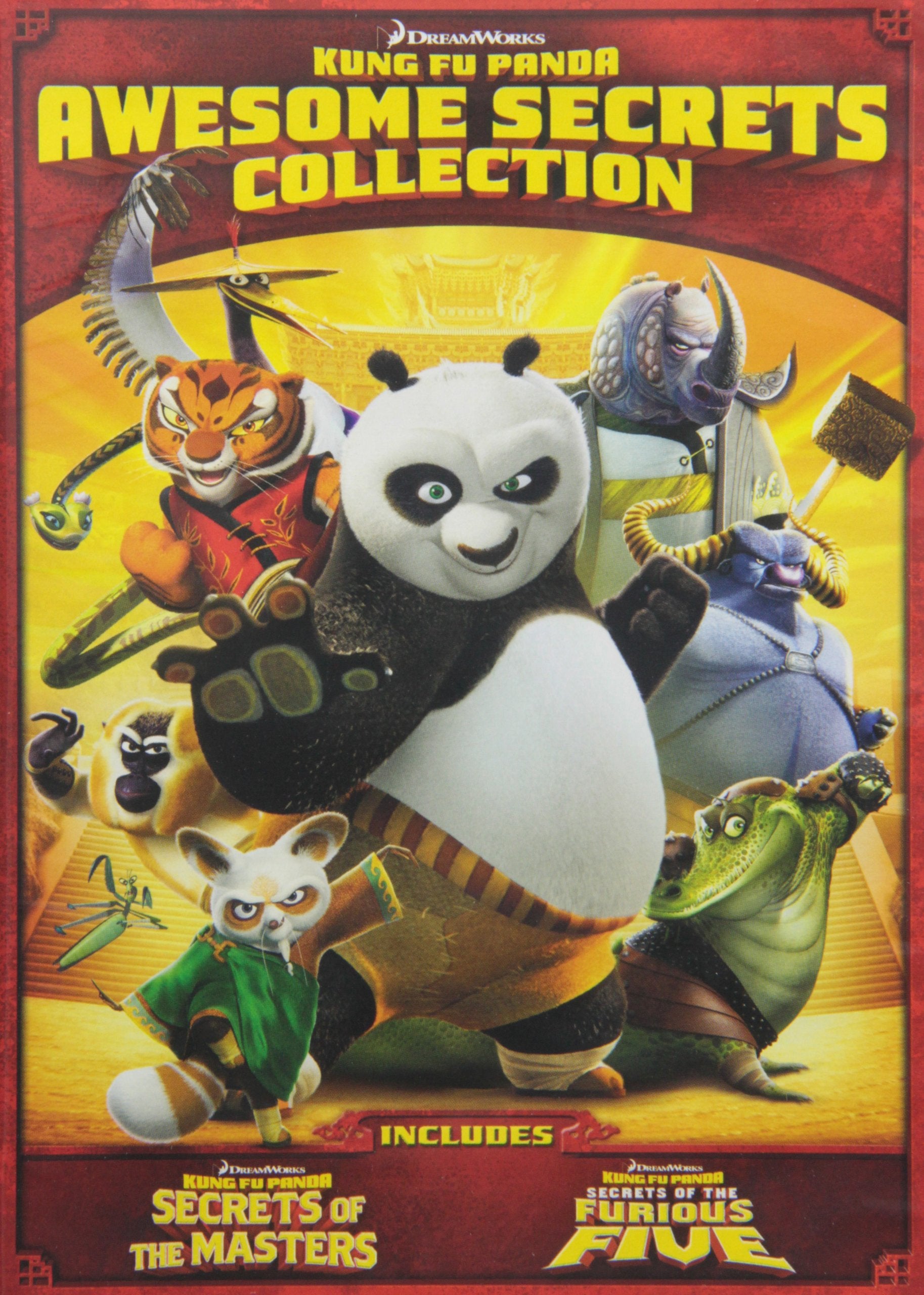 Kung Fu Panda: Secrets Double DVD Pack (Secrets of Masters / Secrets of the Furious Five) Films
