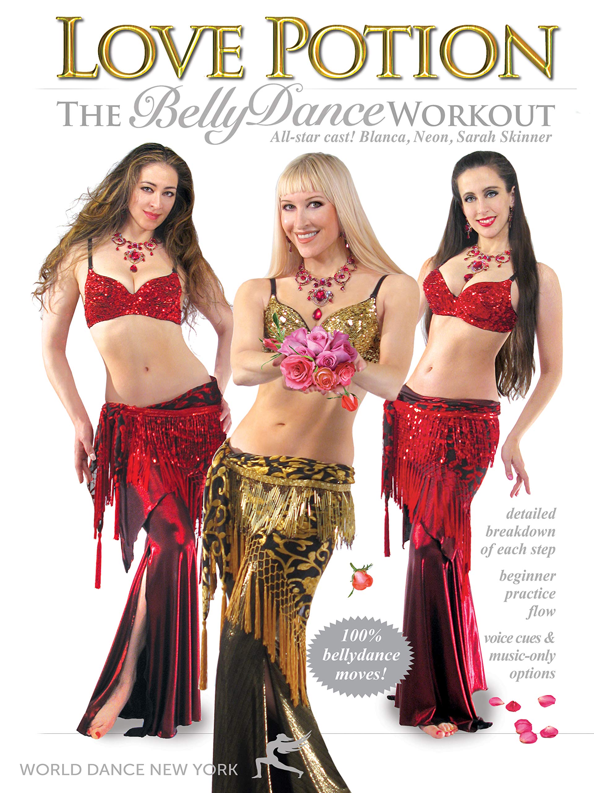 Love Potion: The Bellydance Workout, with Neon: Belly dance fitness class, Beginner belly dance instruction Box sets