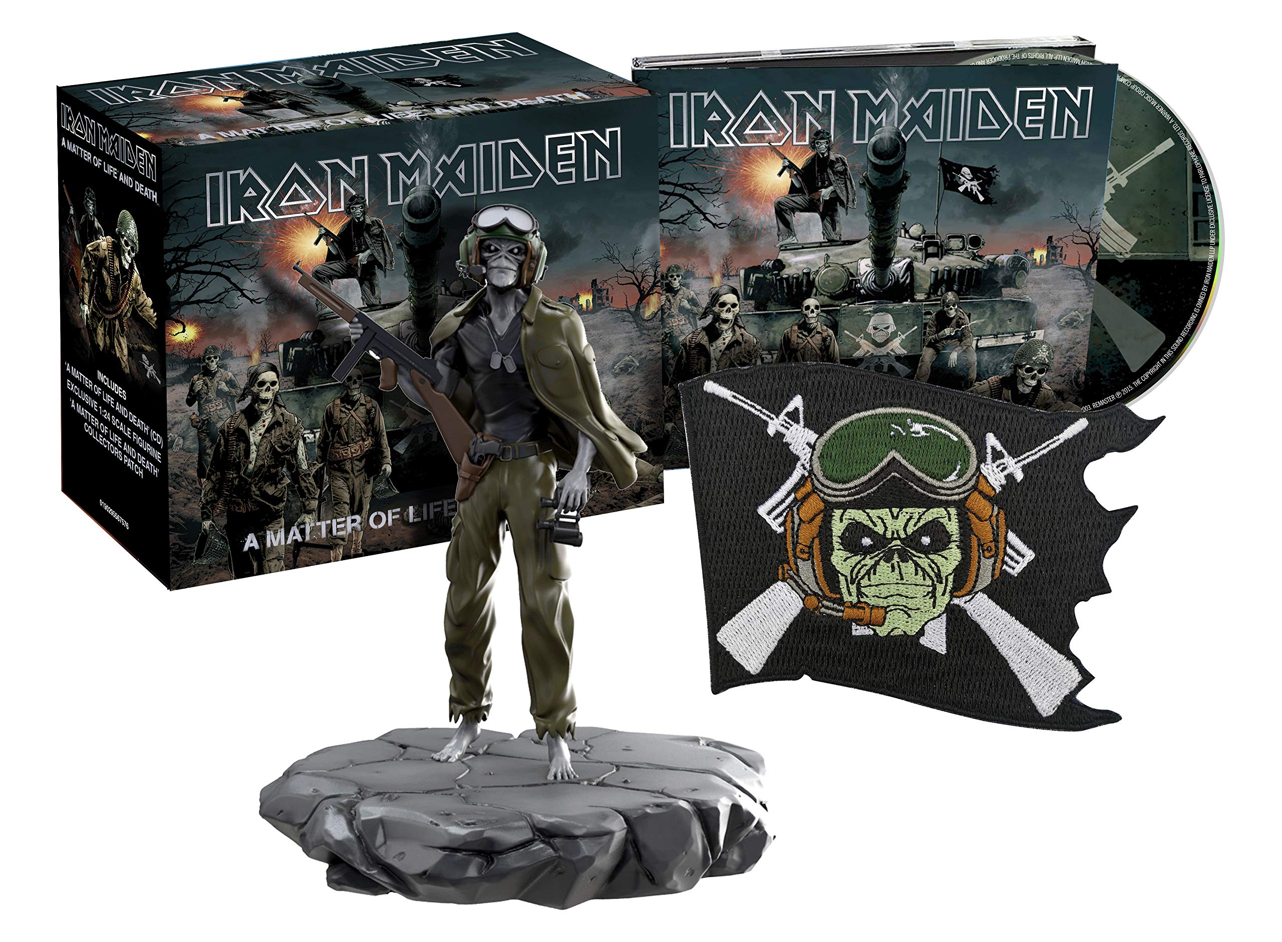 A Matter of Life and Death (Collector'S Edition CD & Eddie 1:24 Scale Figurine, Collectors Patch) Metal & Hardrock