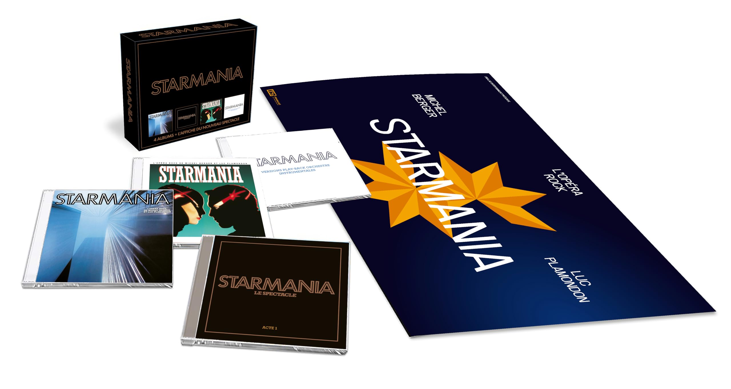 Starmania (Coffret 4 Albums + Poster) cd