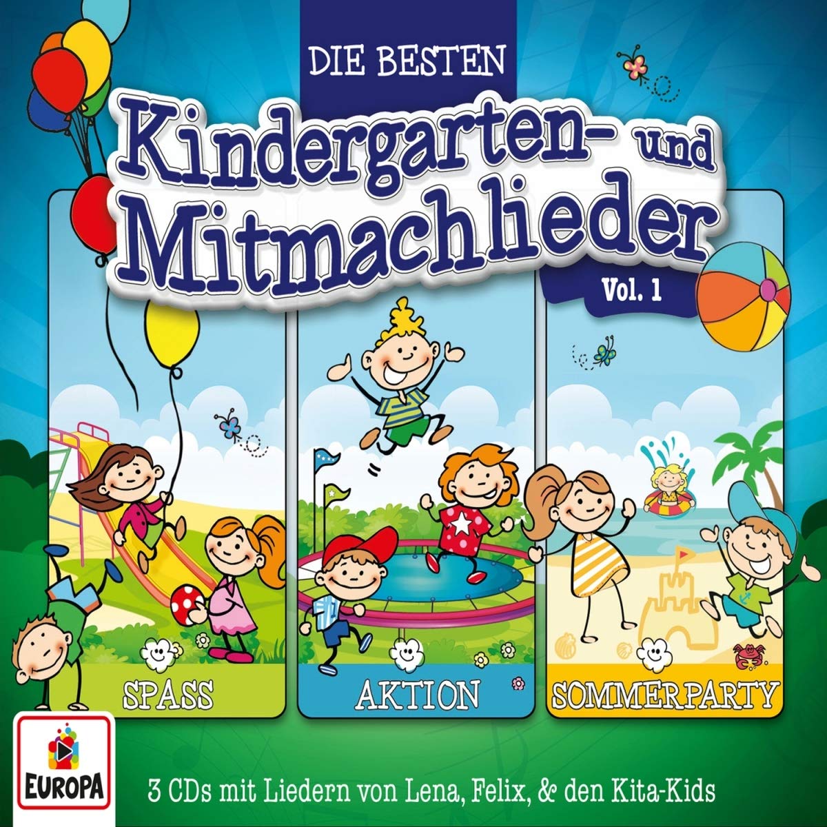 01/3er Box (die Besten Kindergarten-& Mitmachlied Children & Young People