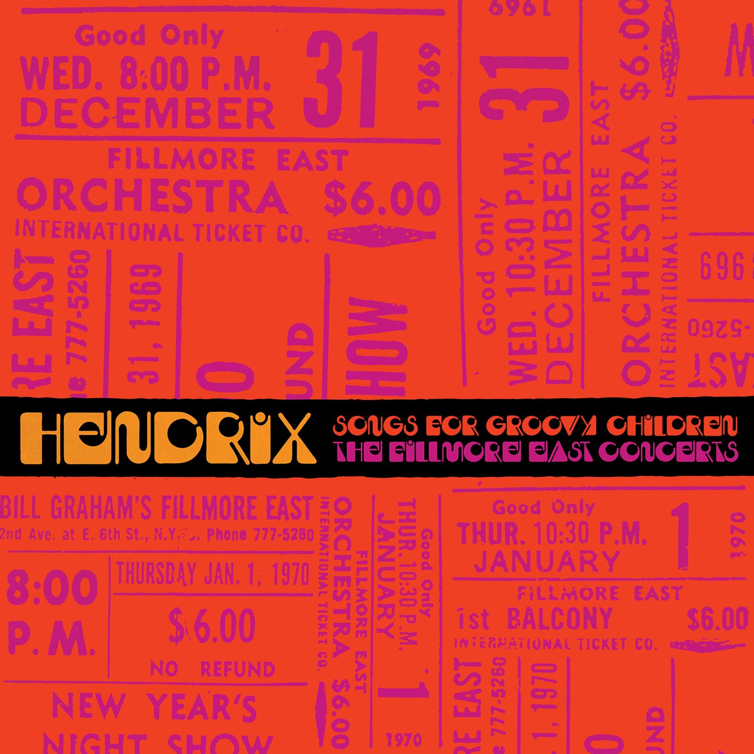 Songs For Groovy Children: The Fillmore East Conce Metal & Hardrock