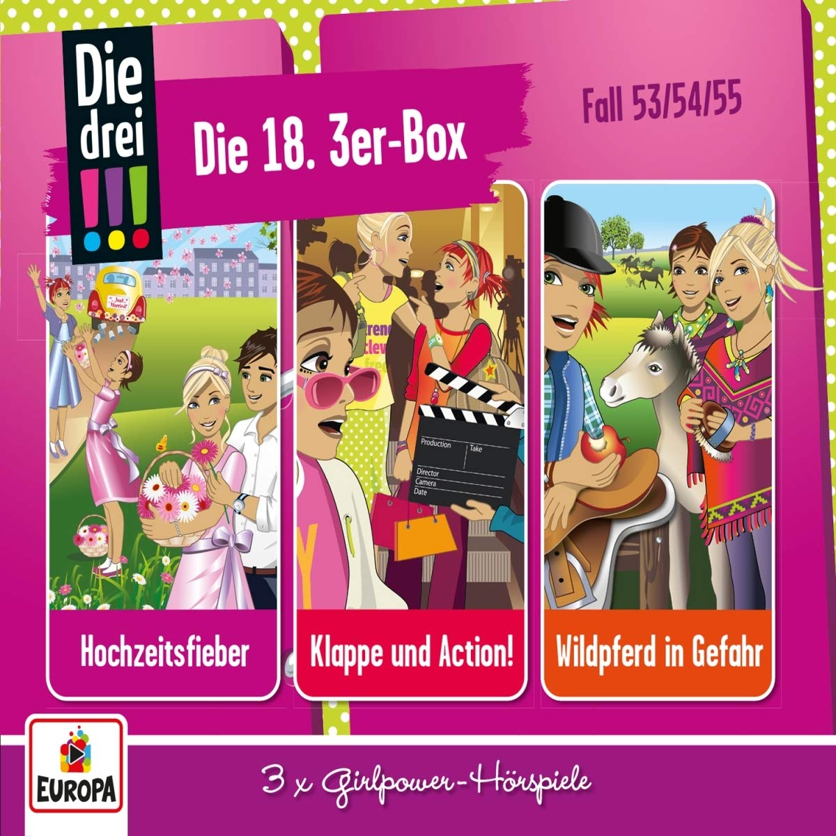 Die drei !!! 18./ 3er Box - Folgen 53,54,55 (3 Audio-CDs) Children & Young People